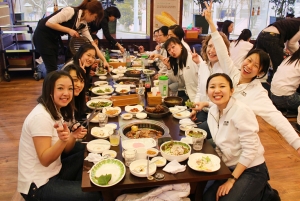 한국에 왔으니, 유명한 한식 바비큐를 맛보지 않을 수 없었다! (지민 지아)